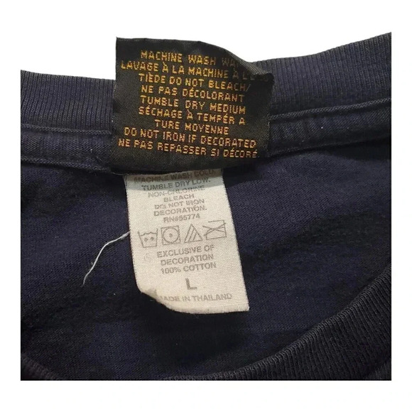 Transformers Graphic T Shirt Navy Blue Autobot Logo Mens Size Large - Picture 3 of 10